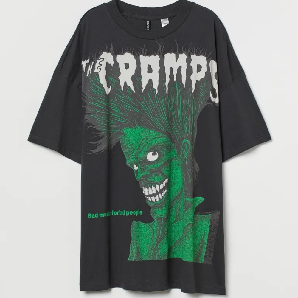 ISO THE CRAMPS SHIRT H&M HM